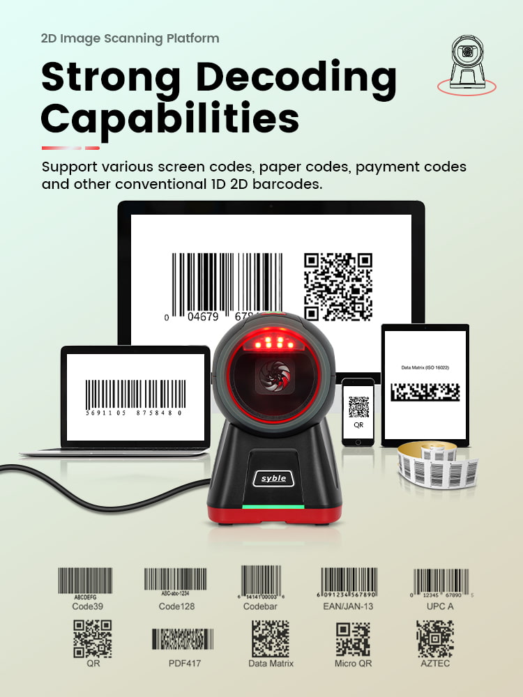 2d desktop barcode scanner