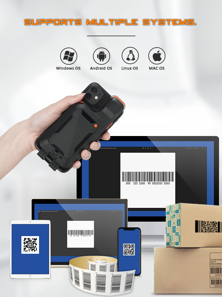 2D Wireless Portable Barcode Scanner