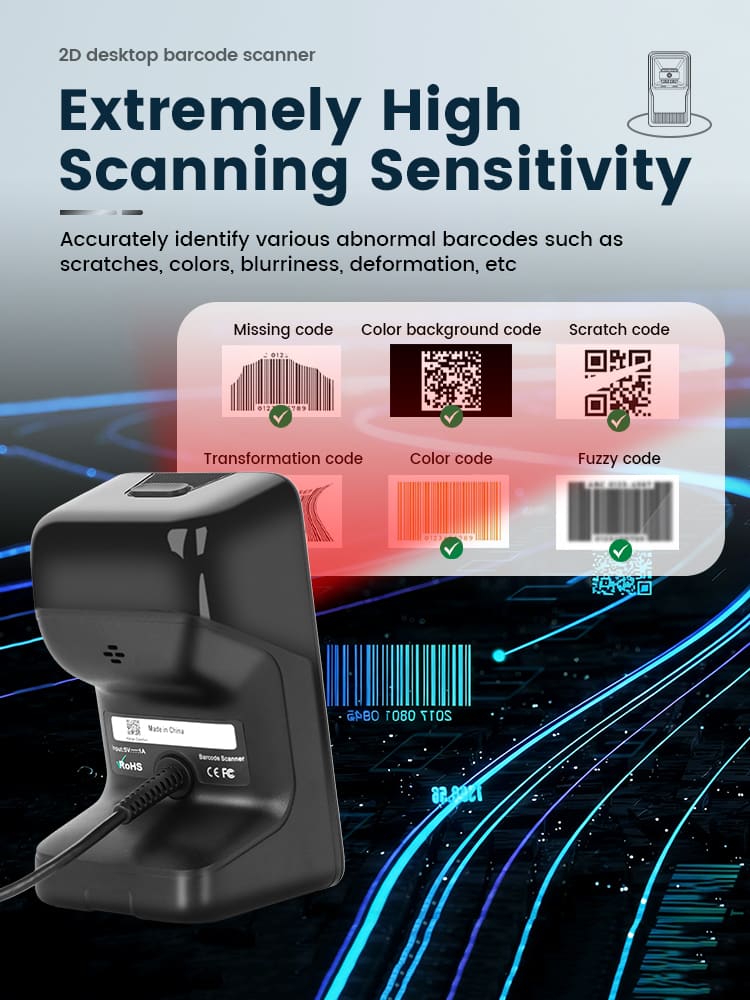 2d desktop barcode scanner