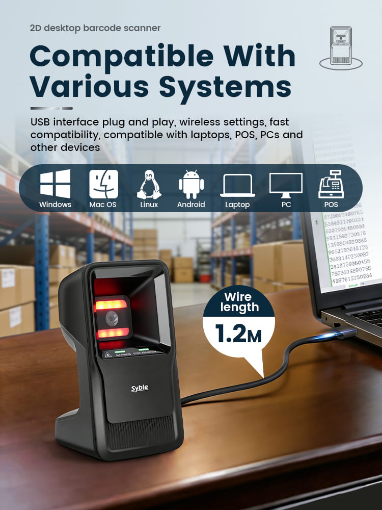 square barcode reader