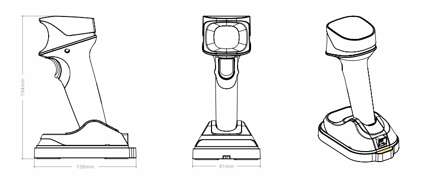wireless handheld scanner