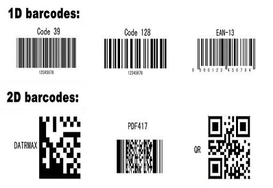 2D vs. 1D Códigos de barras: Como fazer eles Diferir? 